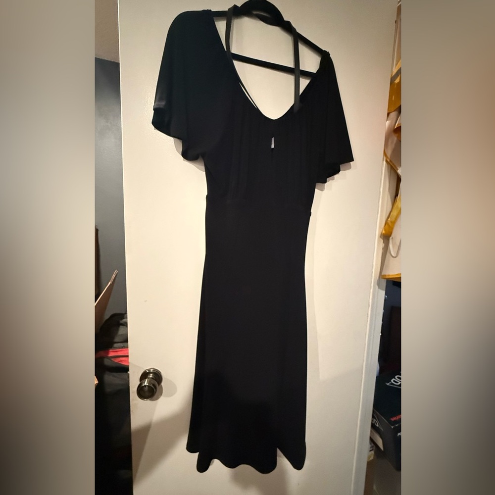 Pin Up Girl Couture Elegant Black Evening Dress